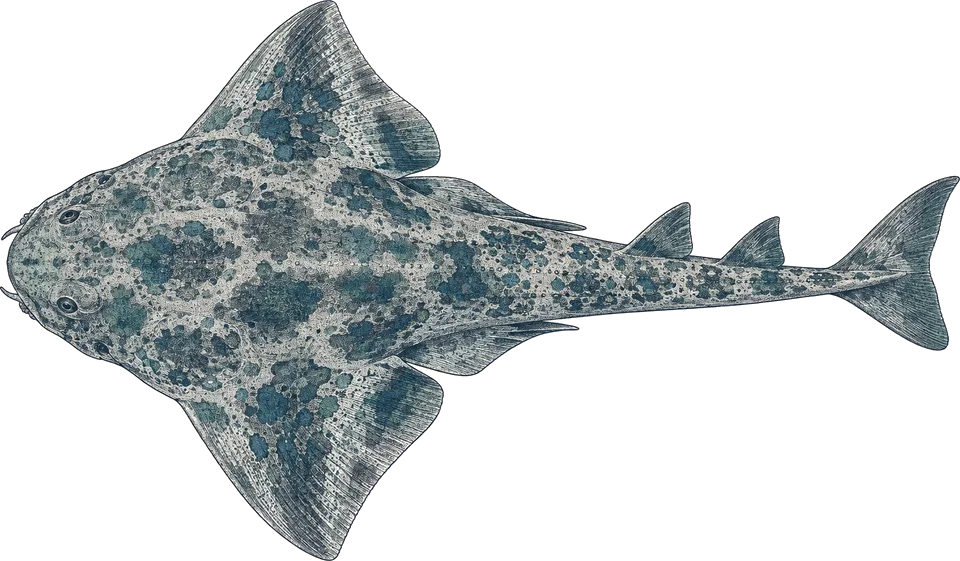 Illustration of an angelshark