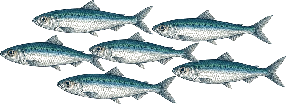 Illustration of a sardine